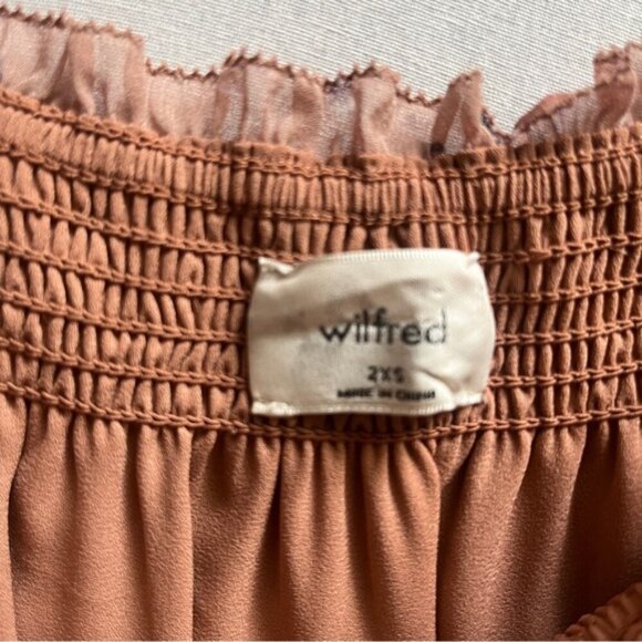 Wilfred Aritzia Alana floral babydoll dress Sz XXS - Picture 4 of 8